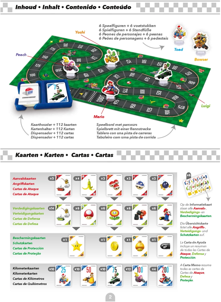 1000 KM - Mario Kart Kartenspiel