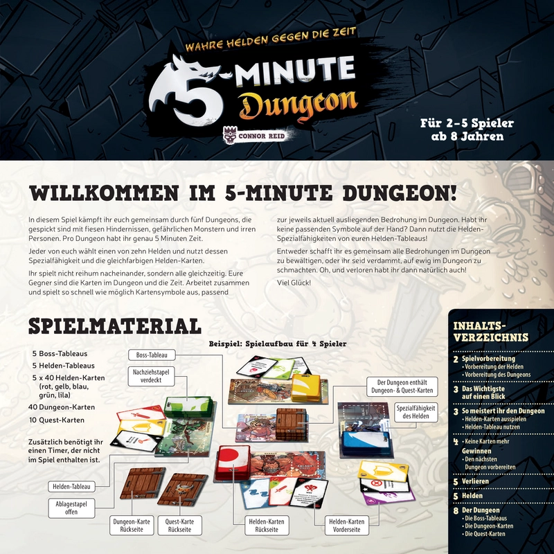 5-Minute Dungeon - Das temporeiche Kartenspiel für Helden