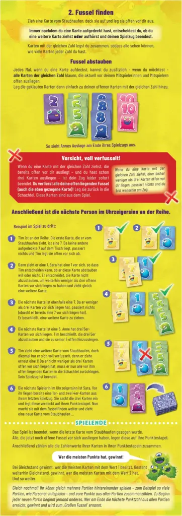 Abgestaubt - Das spannende Kartenspiel von Reiner Knizia