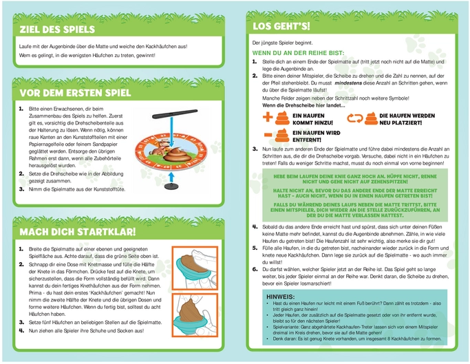 Ach du Kacke! - Kinderspiel mit Geschick und Spaß