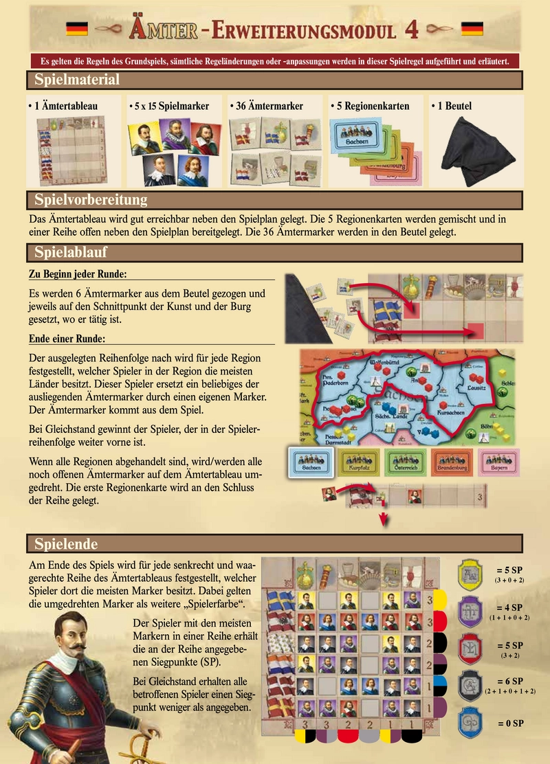 Ämter - Erweiterungsmodul 4 Spielanleitung