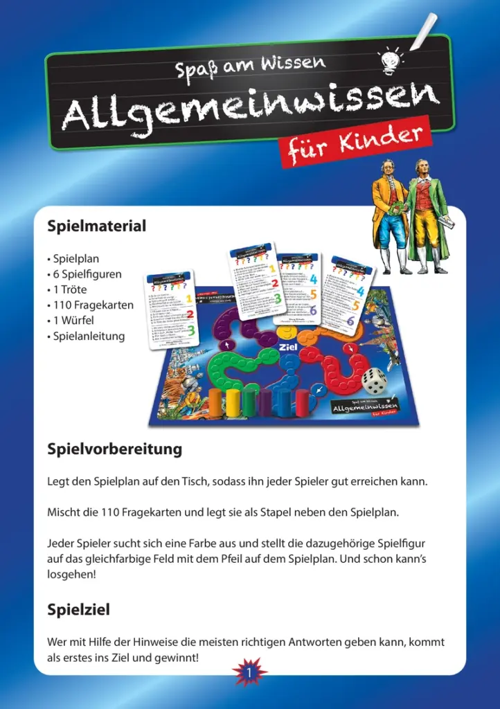 Allgemeinwissen für Kinder - Ein spannendes Ratespiel für die ganze Familie