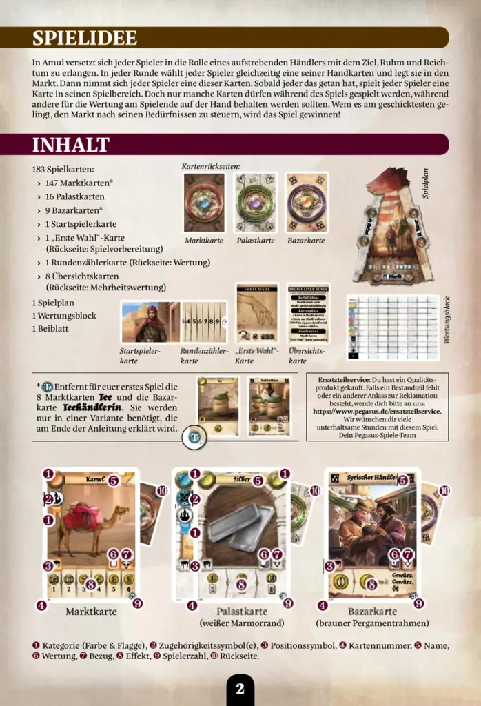 Amul - Strategisches Kartenspiel um Ruhm und Reichtum