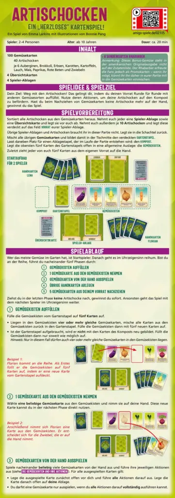 Artischocken - Ein Herzloses Kartenspiel