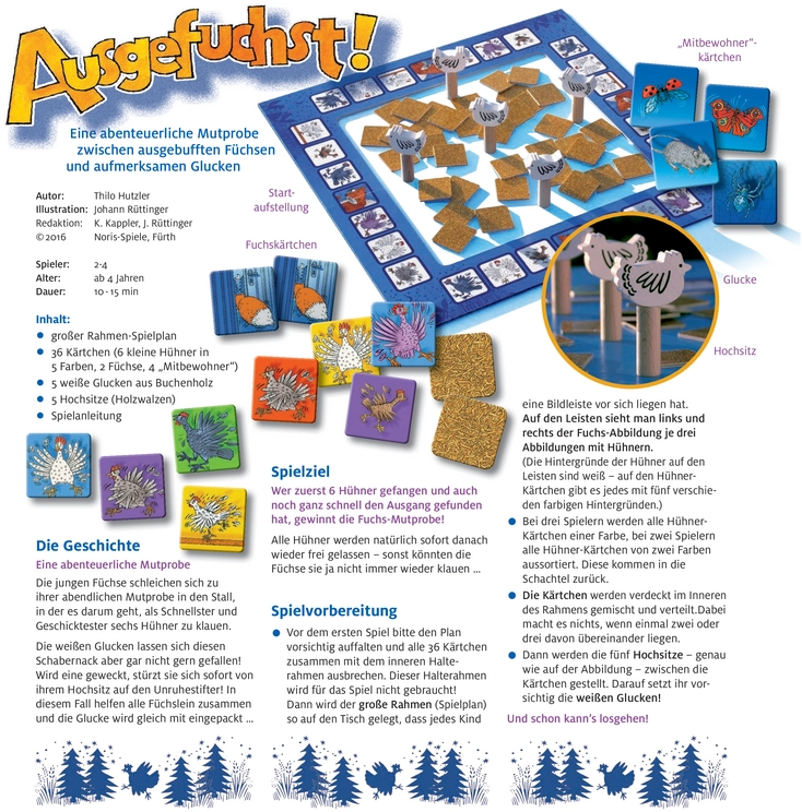 Ausgefuchst! - Ein spannendes Kinderspiel über cleveres Hühnerfangen