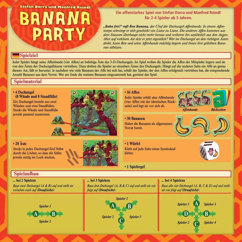 Banana Party - Das aufregende Dschungel-Abenteuer für die ganze Familie