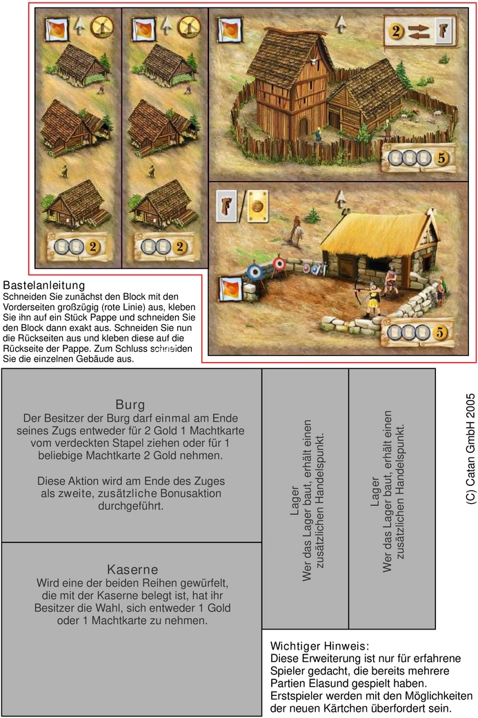 Bastelanleitung für Gesellschaftsspiele: Strategisches Bauen und Machtspiel