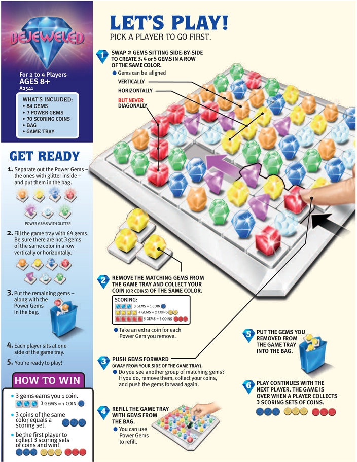 Bejeweled - Das Strategiespiel mit Juwelen