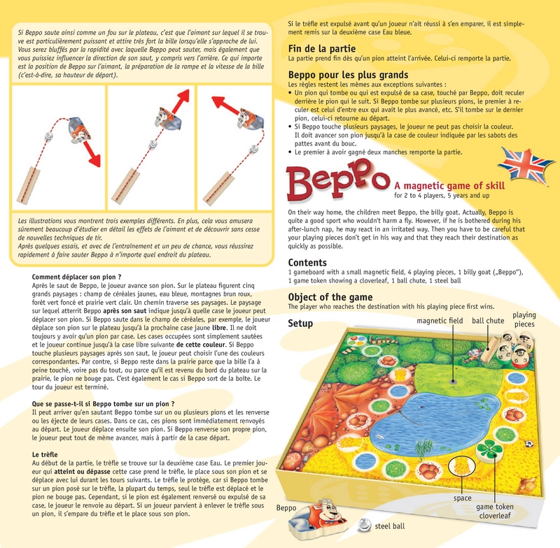 Beppo der Bock - Magnetisches Geschicklichkeitsspiel für Kinder