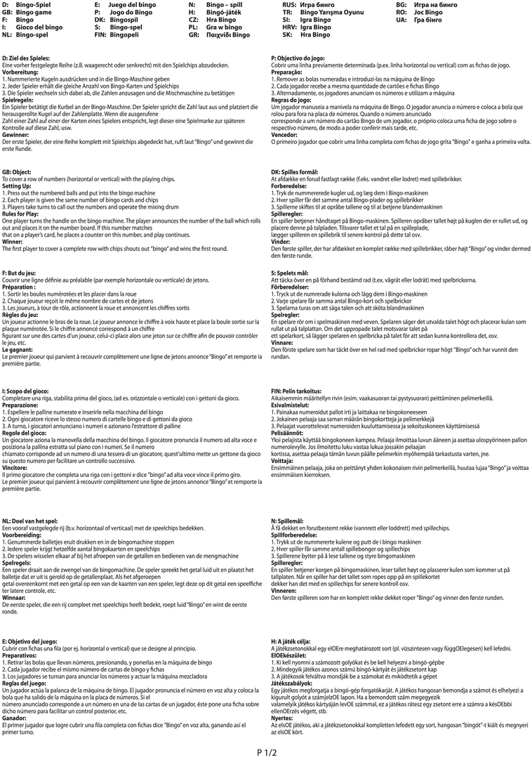 Bingo Spielanleitung - Regeln und Tipps für das beliebte Gesellschaftsspiel