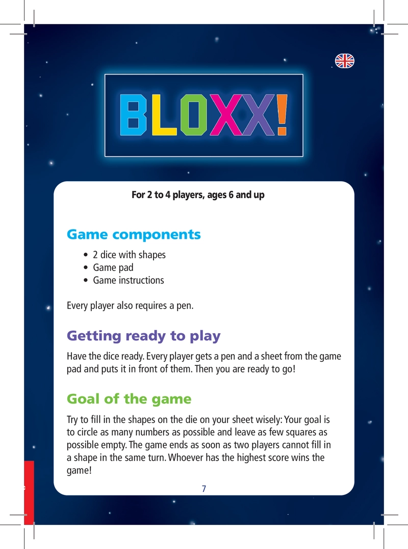 BLOXX! - Gesellschaftsspiel für die ganze Familie