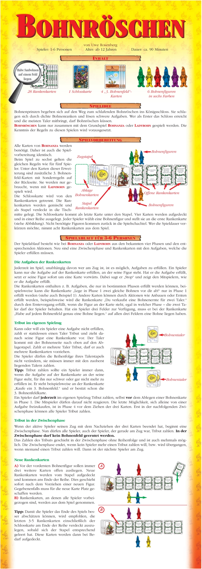 Bohnröschen - Das spannende Brettspiel für 1-6 Personen