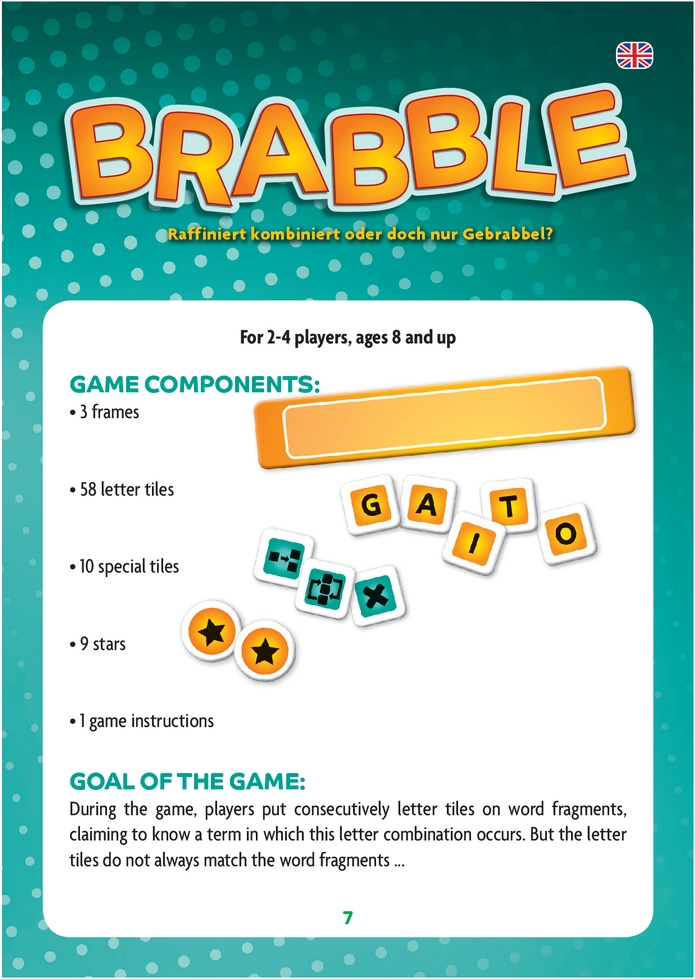 Brabble - Das kreative Wortspiel für gesellige Runden