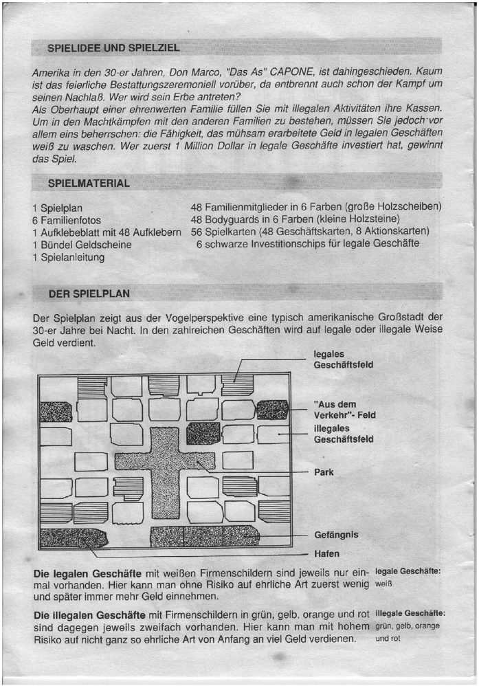 Capone - Strategisches Brettspiel um die Mafia-Herrschaft