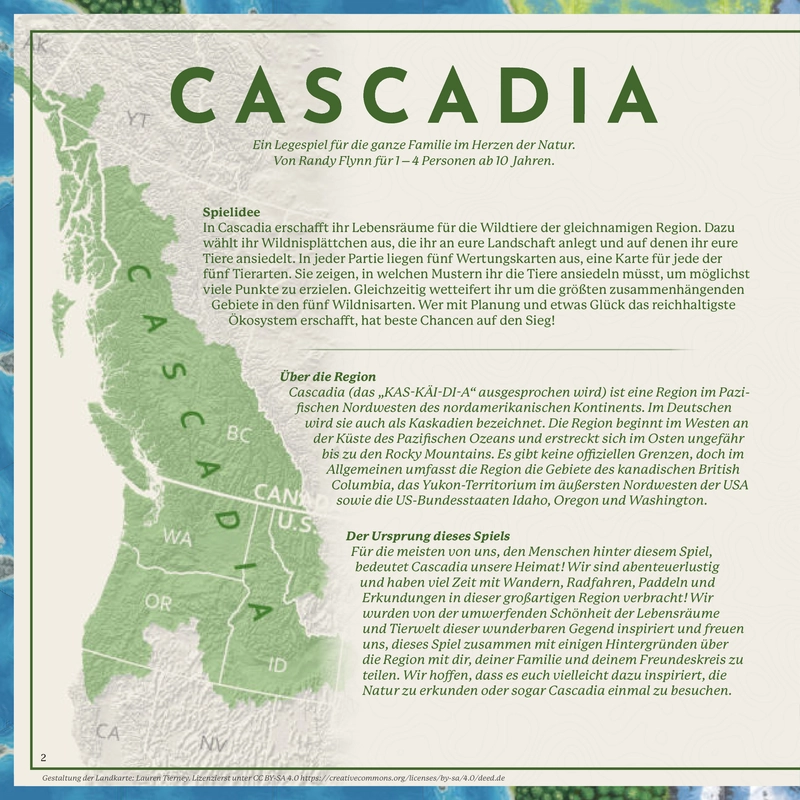 Cascadia - Im Herzen der Natur Spielanleitung