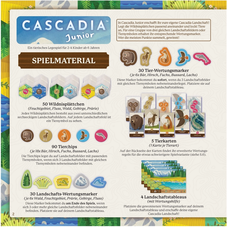 Cascadia Junior - Spielanleitung für Kinder