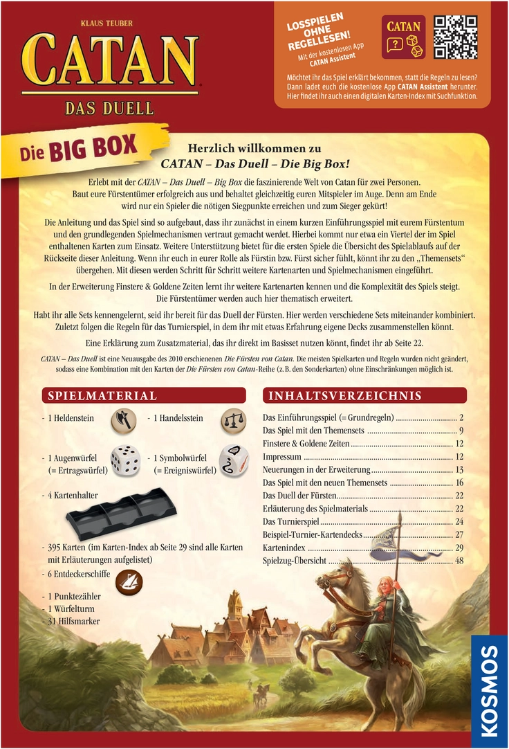 Catan - Das Duell: Die Big Box Spielanleitung