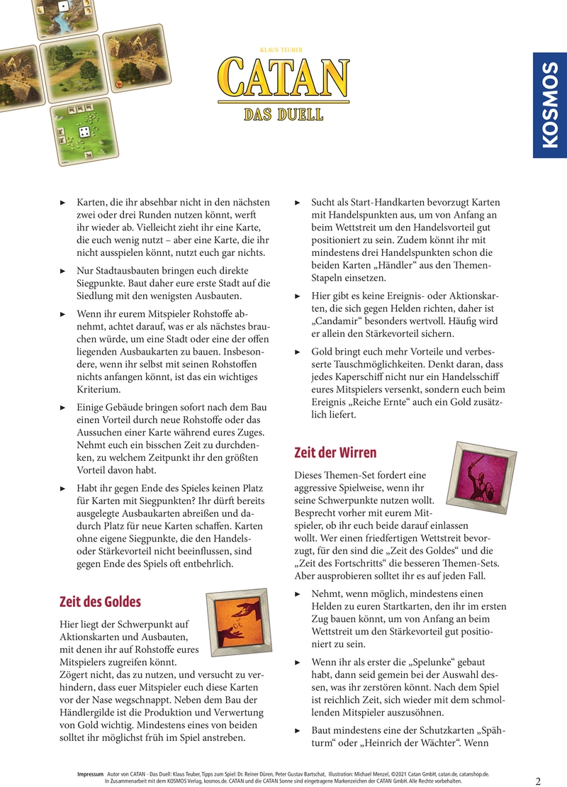 CATAN - Das Duell: Spielanleitung und Tipps für Einsteiger