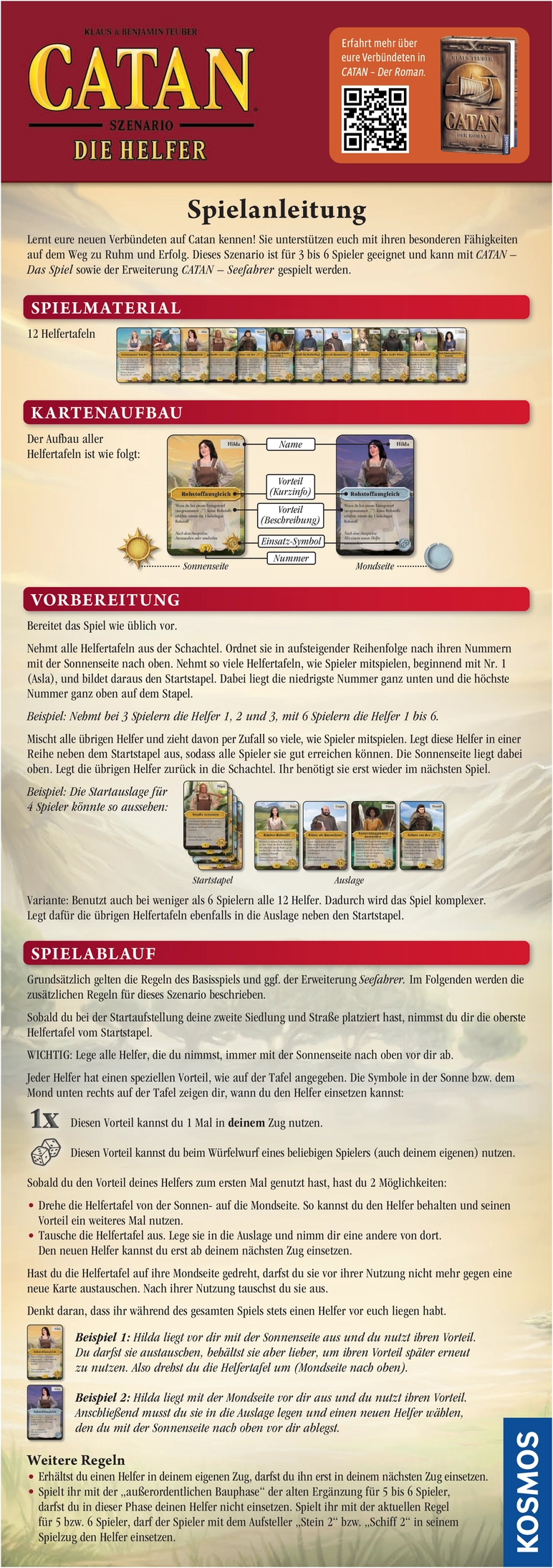 Catan: Die Helfer - Spielanleitung für strategische Erweiterungen