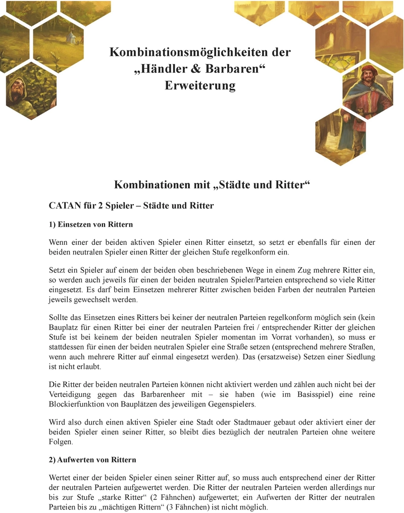CATAN für 2 Spieler - Städte und Ritter: Spielanleitung und Strategien