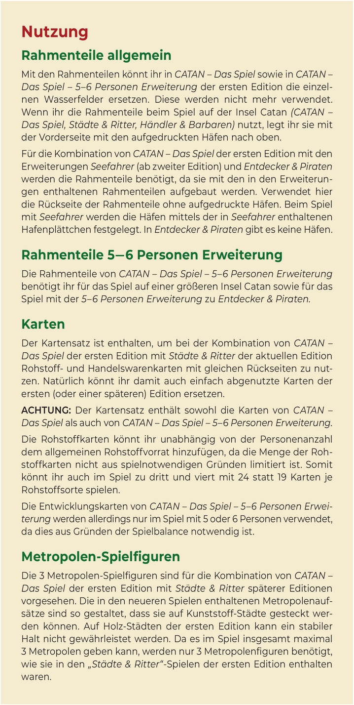 CATAN - Kompatibilitäts-Kit für Brettspiele