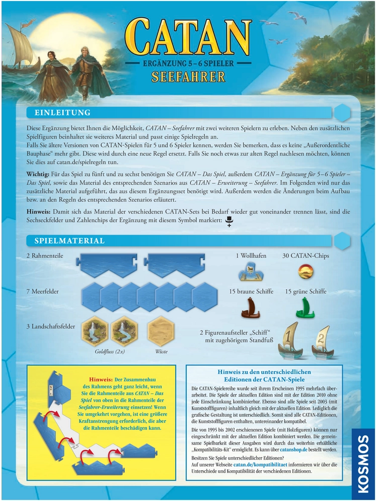 CATAN - Seefahrer: Erweiterung für 5-6 Spieler
