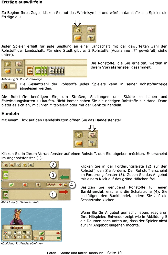Catan - Städte und Ritter Spielanleitung