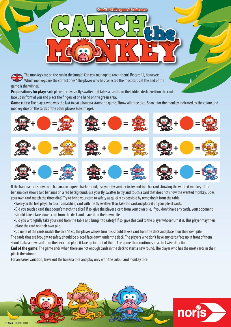 Catch the Monkey Spielanleitung für Familien und Freunde