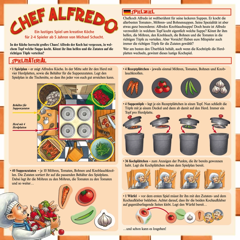 Chef Alfredo - Kreatives Kinderspiel für kleine Köche