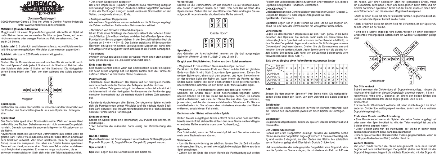 Chicken Foot - Strategisches Domino-Spiel mit Punkten
