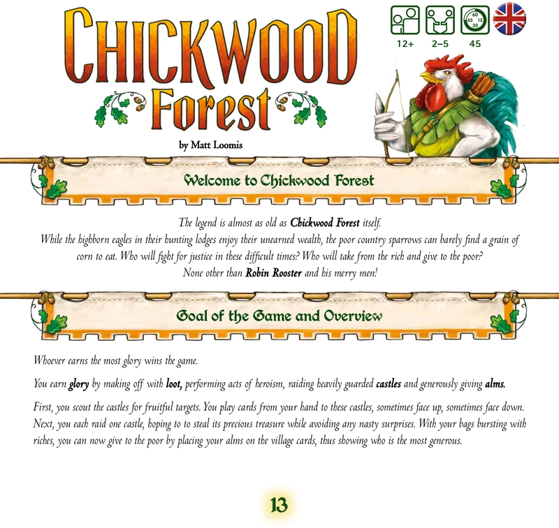 Chickwood Forest - Strategisches Brettspiel für Helden