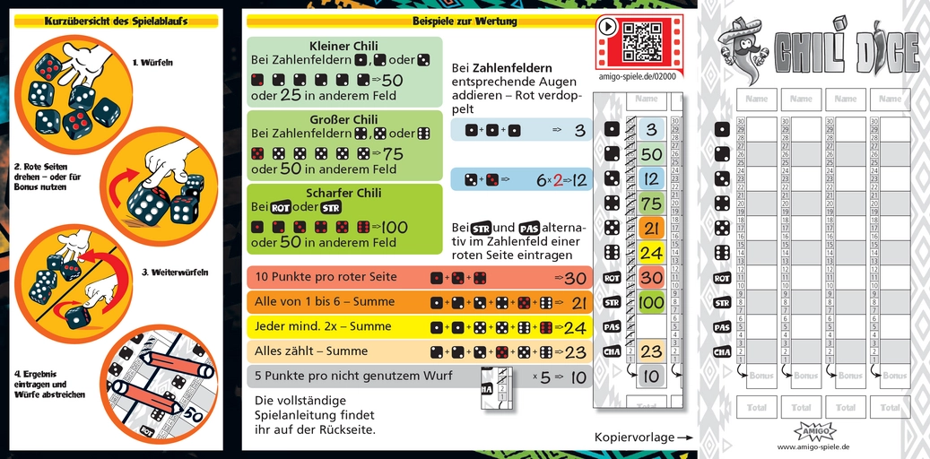 Chili Dice - Das spannende Würfelspiel für die ganze Familie