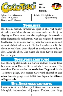 Cocotaki - Ein tierisches Spiel für Kinder