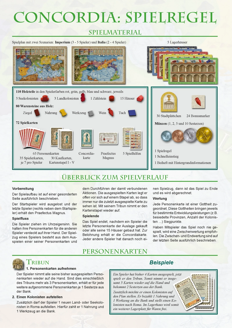 Concordia: Strategisches Handels- und Brettspiel im antiken Rom