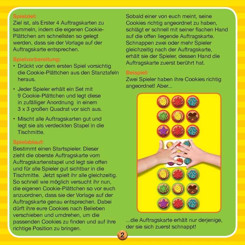 Cookie Box - Ein schnelles Kombinations- und Reaktionsspiel für Kinder