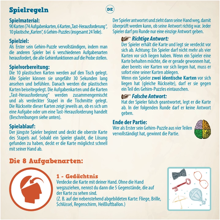 Cortex Challenge - Das Gehirnspiel für schnelle Denker