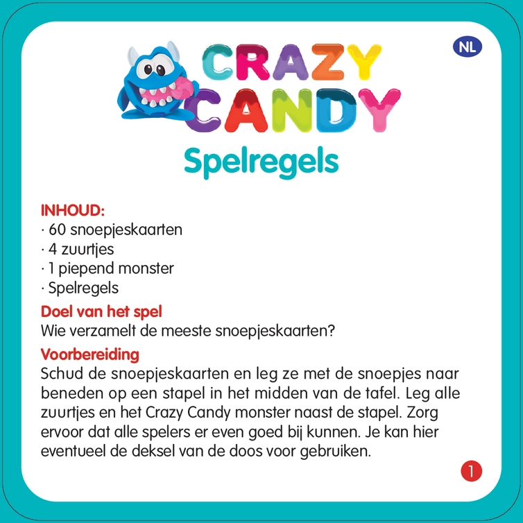 Crazy Candy - Spielanleitung für ein unterhaltsames Kartenspiel