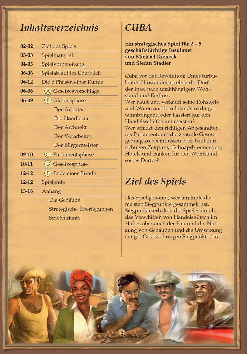 Cuba: Strategisches Brettspiel über Wohlstand und Einfluss