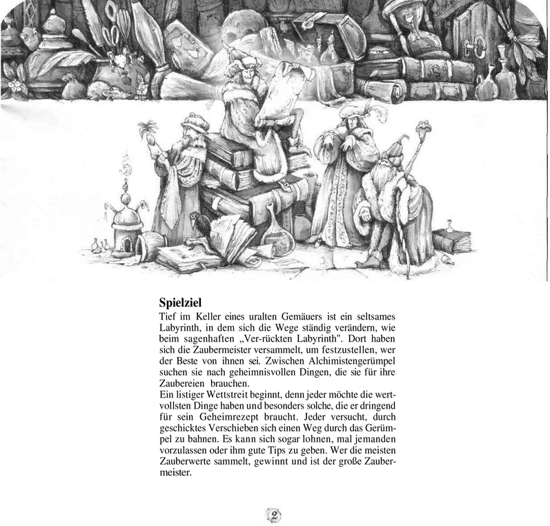 Das Labyrinth der Meister - Gesellschaftsspiel für 2 bis 4 Spieler