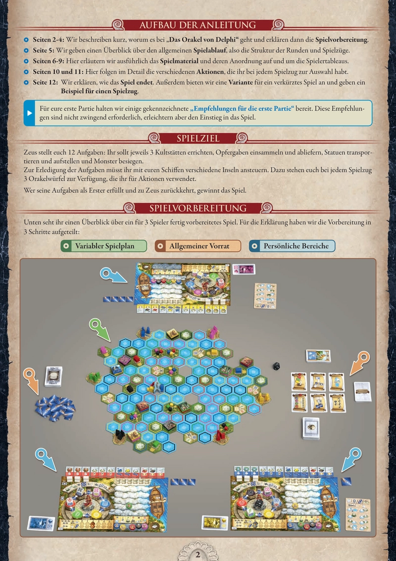Das Orakel von Delphi - Gesellschaftsspiel für Strategen