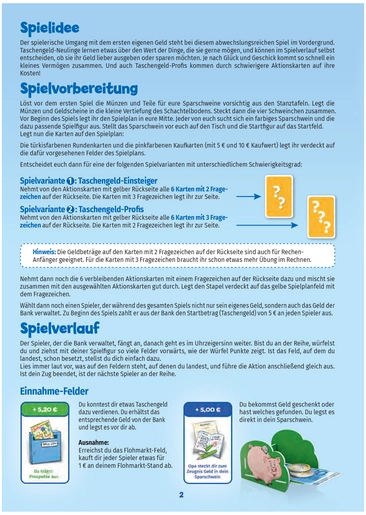 Das Taschengeld Spiel - Lernspiel für Kinder