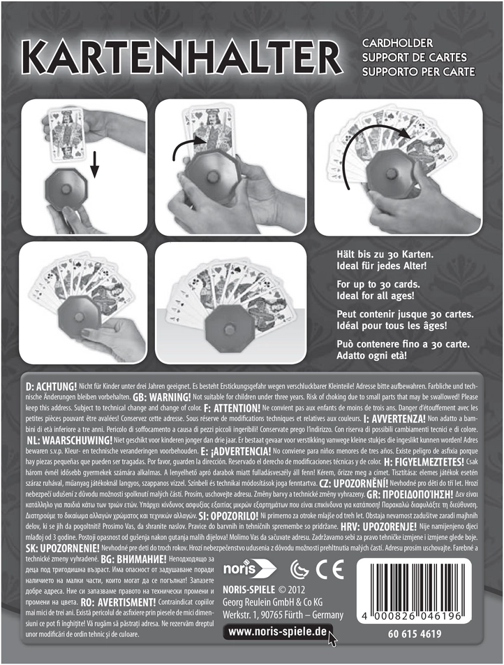 Deluxe Kartenhalter für Kartenspiele