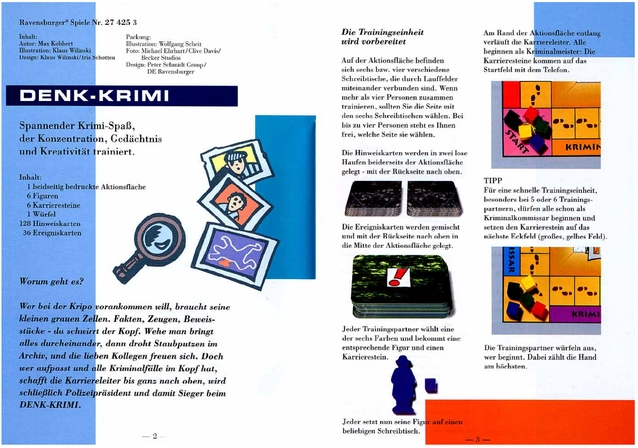 Denk-Krimi - Spannendes Krimi-Spiel für die ganze Familie