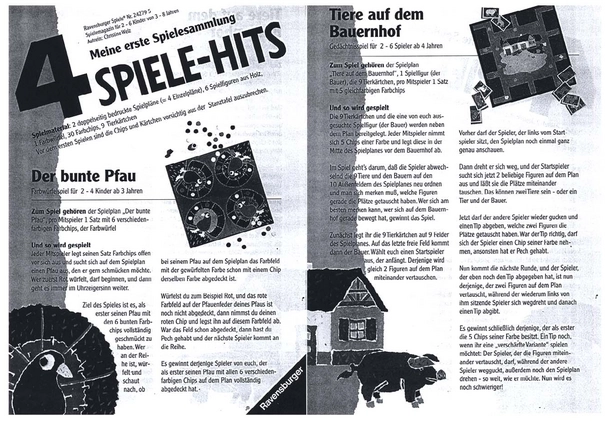 Der bunte Pfau - Kinderspiel für die Kleinsten