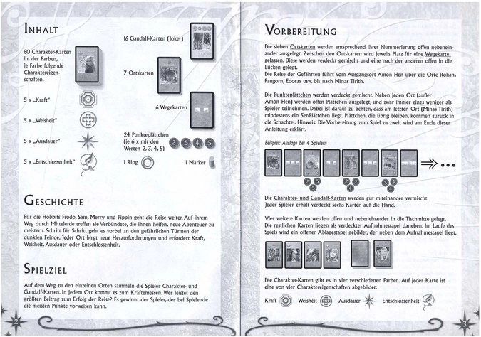 Der Herr der Ringe: Die Zwei Türme - Kartenspielanleitung