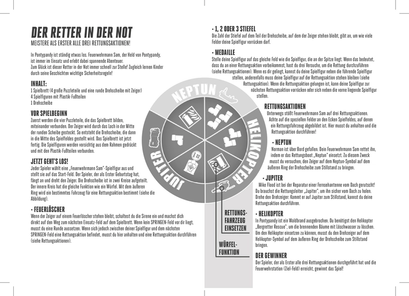 Der Retter in der Not - Kinderspiel für kleine Feuerwehrhelden