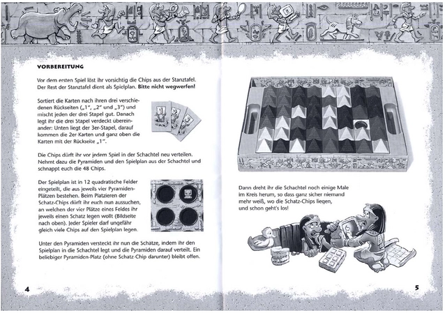 Der zerstreute Pharao - Ein spannendes Brettspiel für die ganze Familie