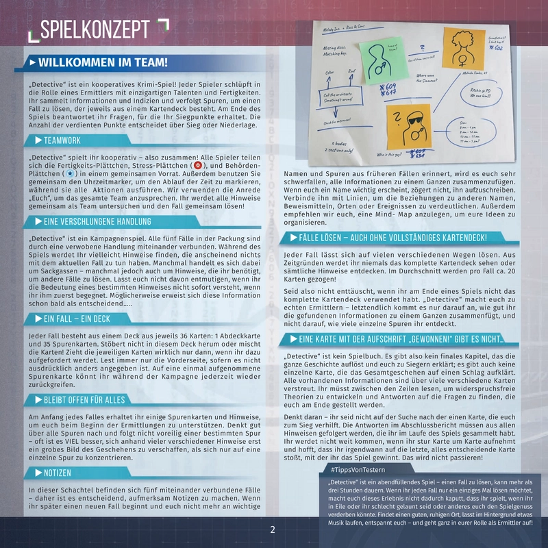 Detective - Ein Krimi-Brettspiel zur Lösung von Rätseln