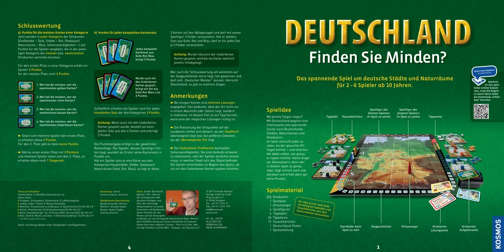 Deutschland - Finden Sie Minden? - Spielanleitung und Tipps