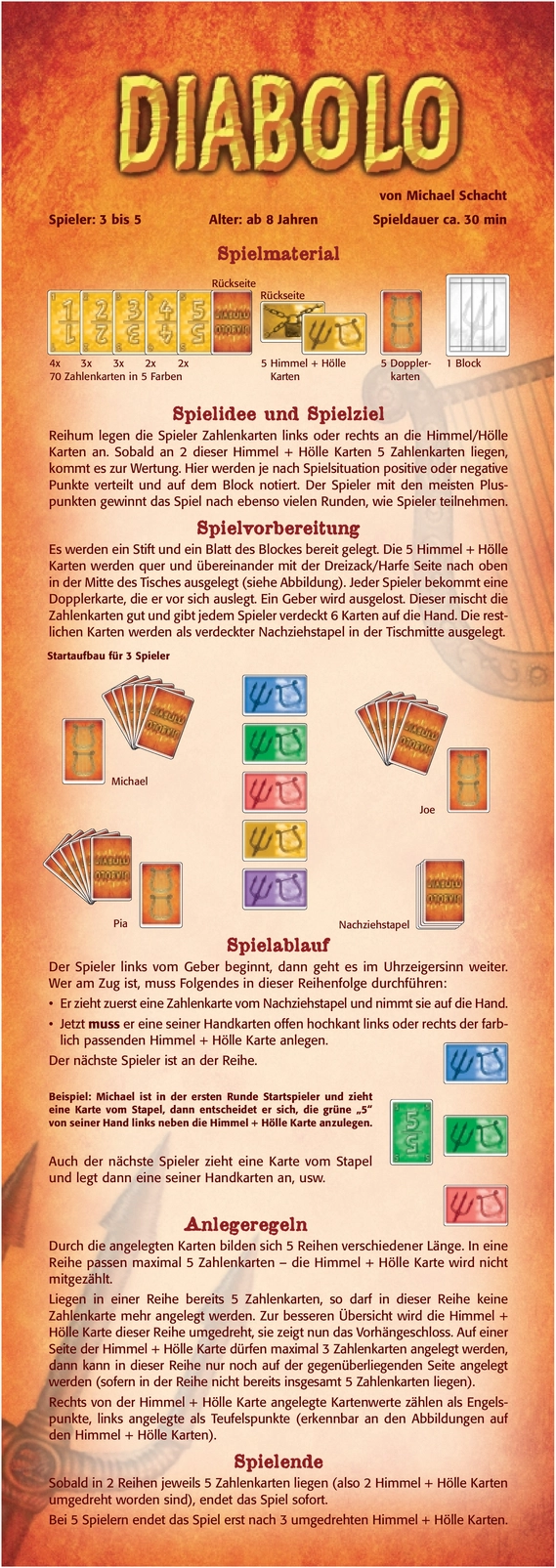 Diabolo - Strategisches Kartenspiel für die ganze Familie
